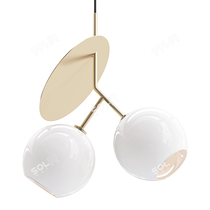 Charming Cherry Design Lamps 3D model image 1