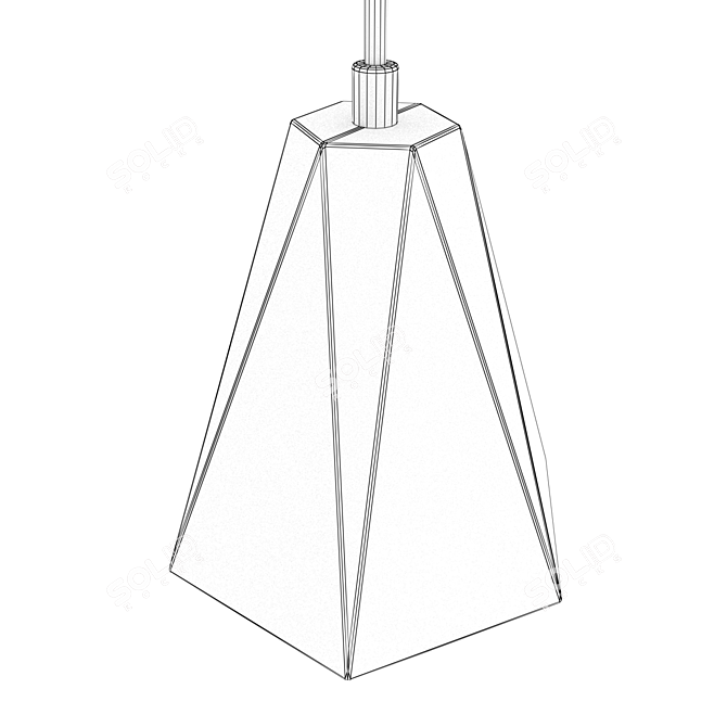 Concrete Pendant Light 3D model image 5