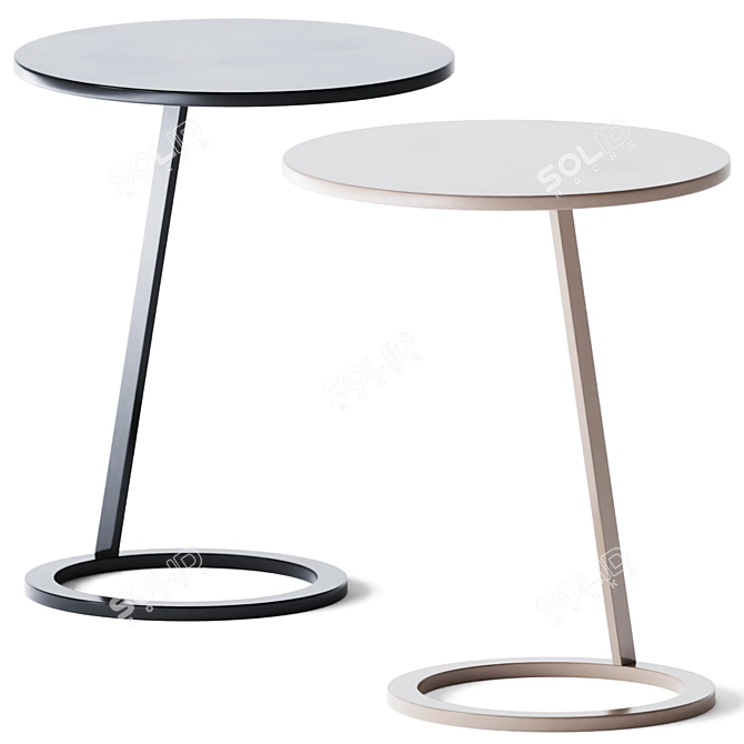 Beauty in Simplicity: Good Morning Pedestal Table 3D model image 1