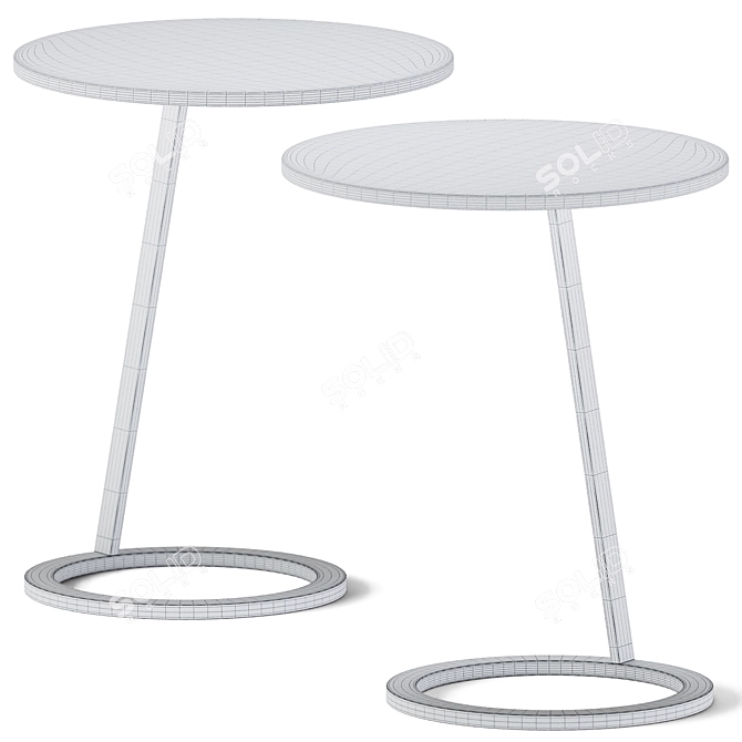 Beauty in Simplicity: Good Morning Pedestal Table 3D model image 3