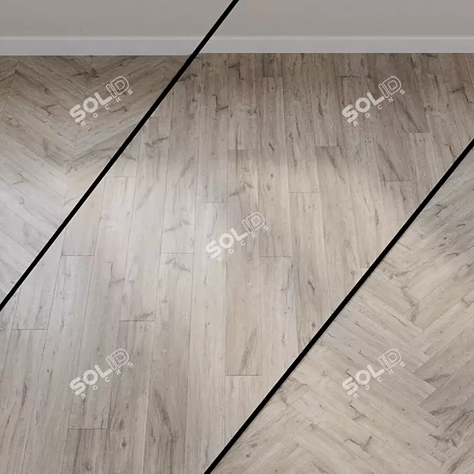 HARO Special Edition Oak Dover Laminate Flooring 3D model image 1