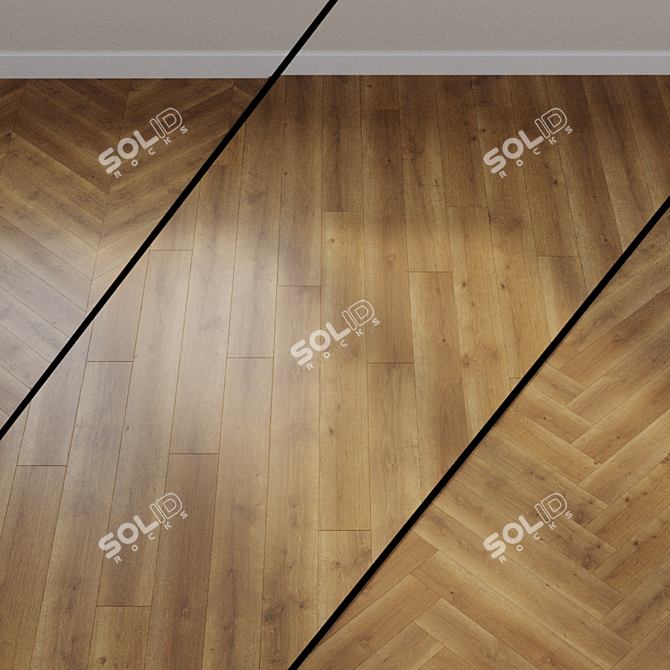 HARO Laminate Flooring Special Edition Modena Oak 3D model image 1