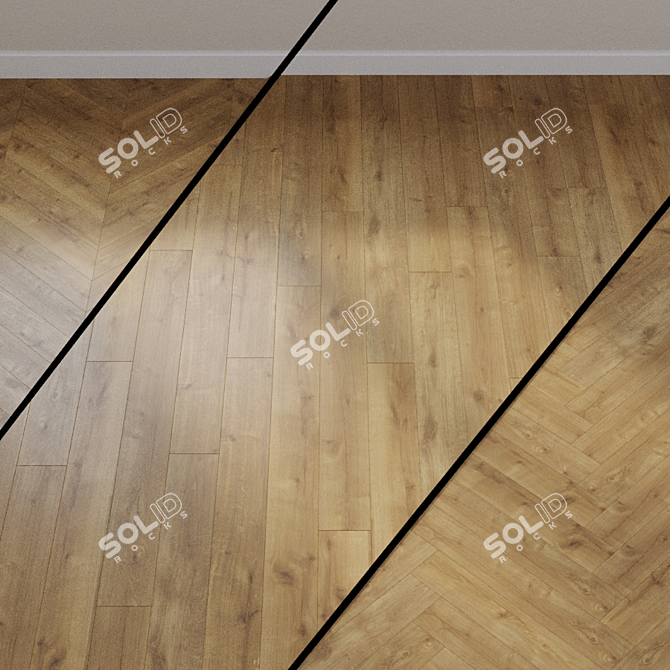 HARO TRITTY 90 Oak Savona Laminate 3D model image 1