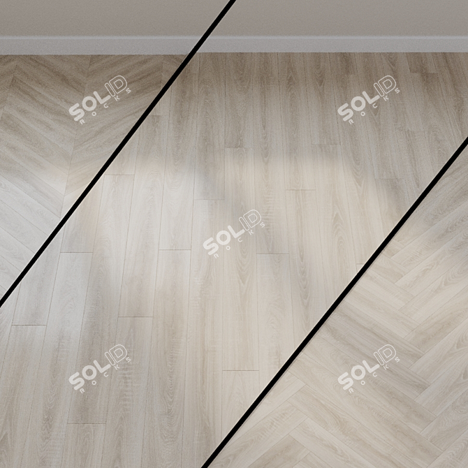 HARO TRITTY 90 Oak Dolomite Laminate Flooring 3D model image 1