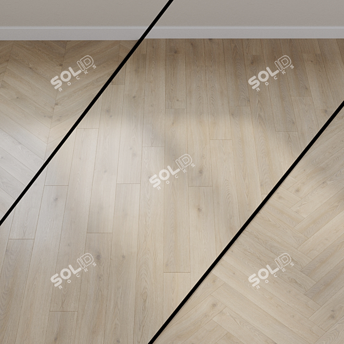 HARO TRITTY 100 Oak Contour Laminate: Authentic Top Connect 3D model image 1