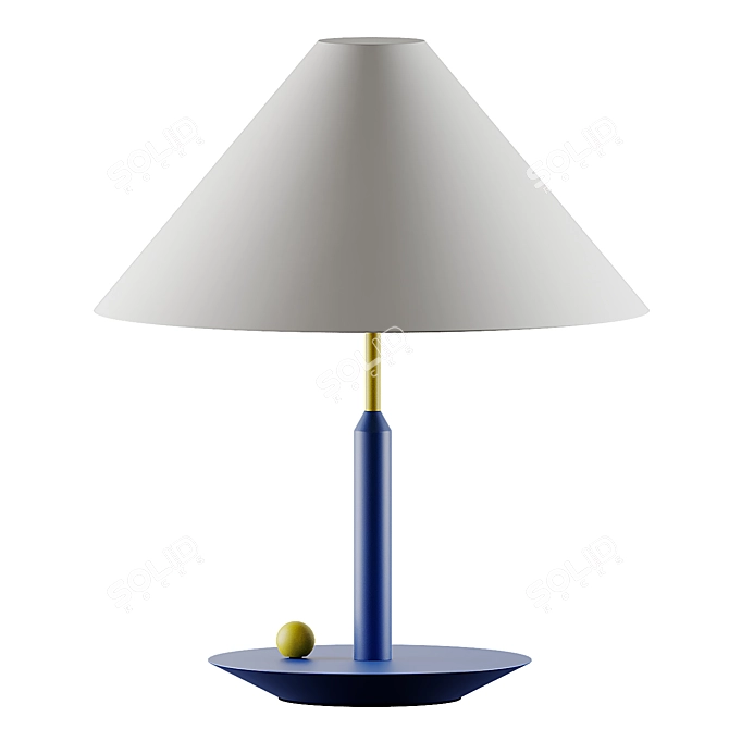 Vibrant Table Lamp: Thomas Dariel 3D model image 3
