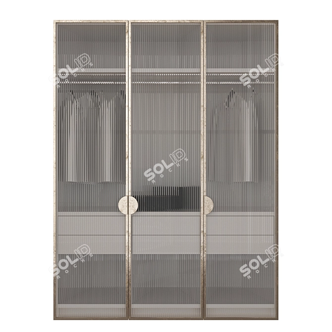 Spacious Edit Poly Cupboard 1800x2400x600mm 3D model image 2