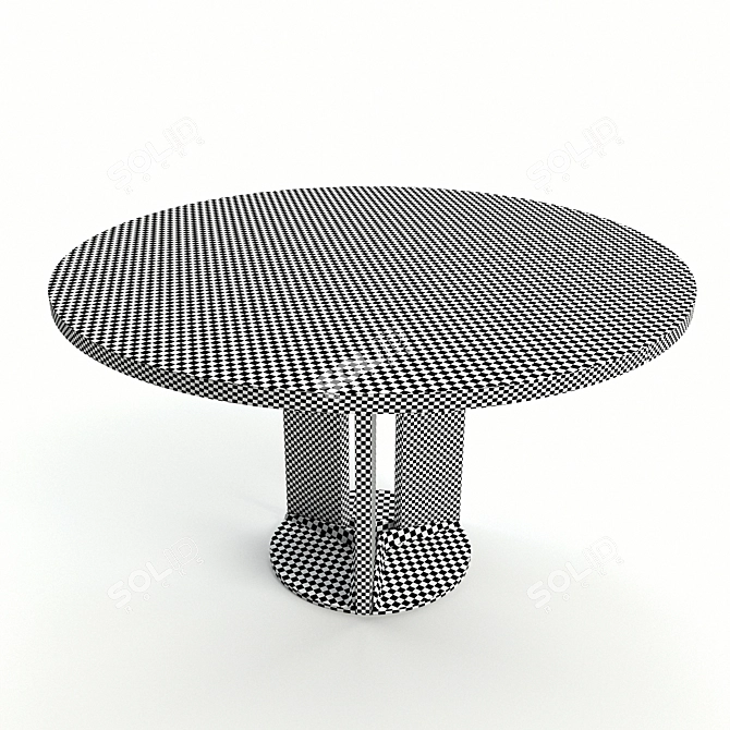 Aesthetic Axel Dining Table 3D model image 3