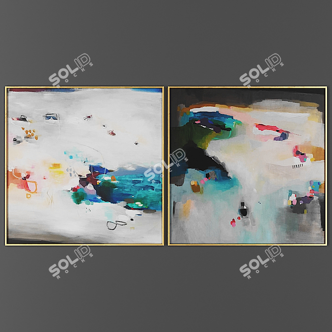 Duo Art Prints Collection 3D model image 1