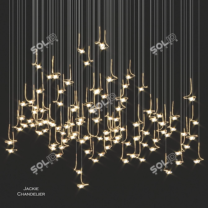 Elegant Catellani & Smith Chandelier 3D model image 1