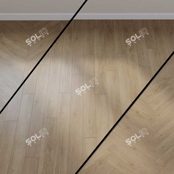 Haro Tritty 100: Veneto Oak Laminate 3D model image 1