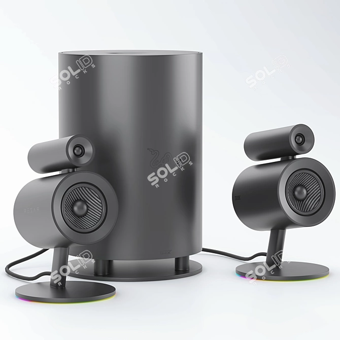 Razer Nomo Pro: Immersive Audio Powerhouse 3D model image 1