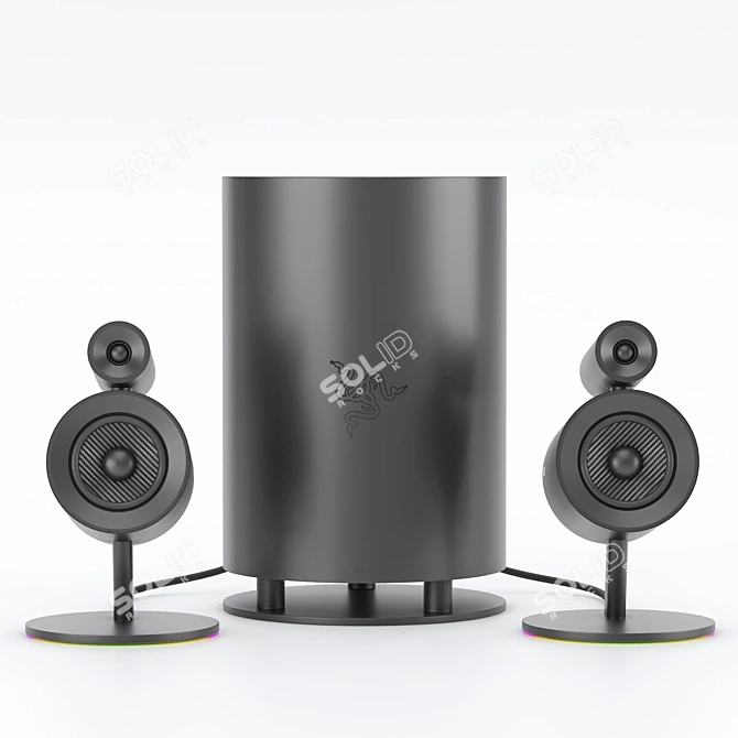 Razer Nomo Pro: Immersive Audio Powerhouse 3D model image 2