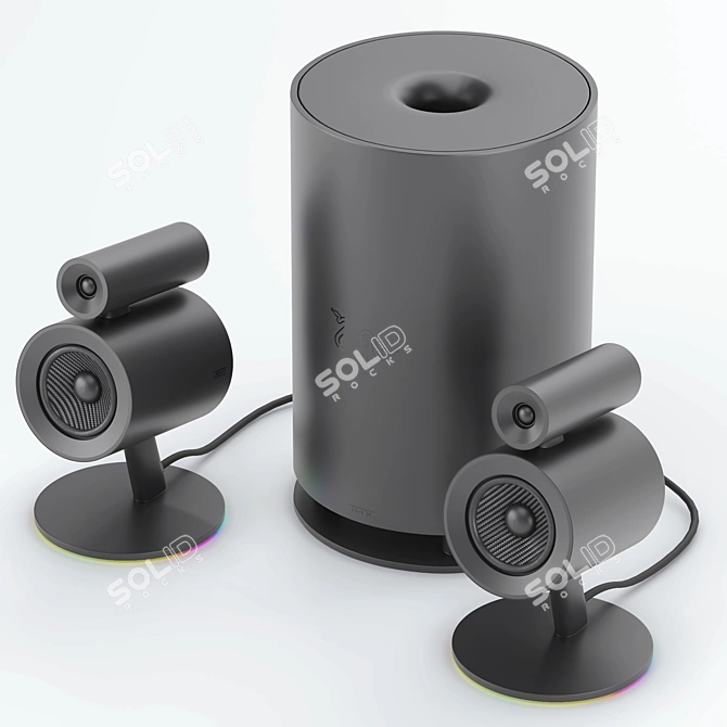 Razer Nomo Pro: Immersive Audio Powerhouse 3D model image 3