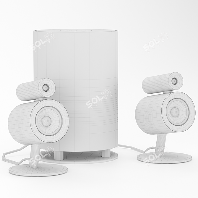 Razer Nomo Pro: Immersive Audio Powerhouse 3D model image 4