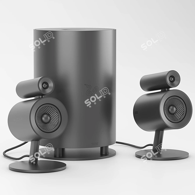 Razer Nomo Pro: Immersive Audio Powerhouse 3D model image 5