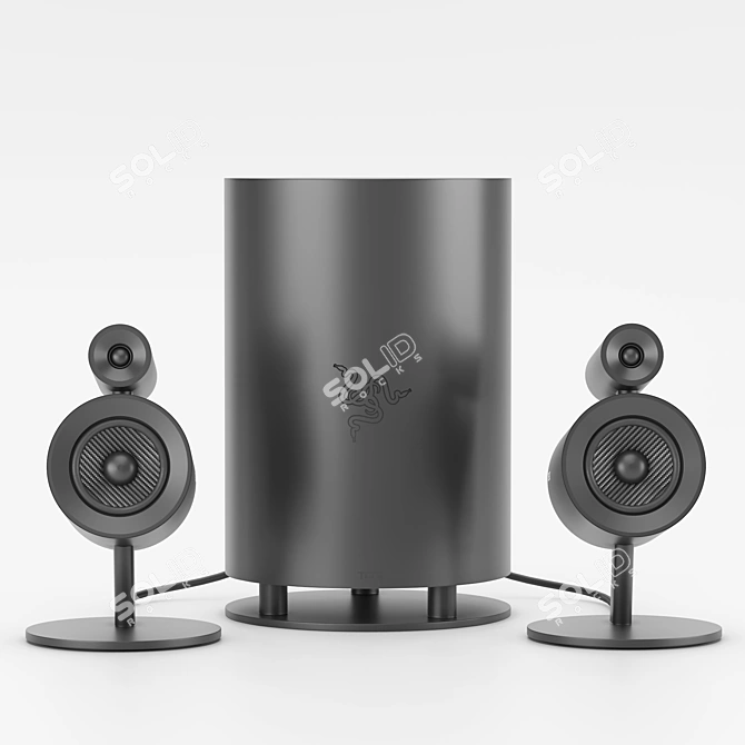 Razer Nomo Pro: Immersive Audio Powerhouse 3D model image 6