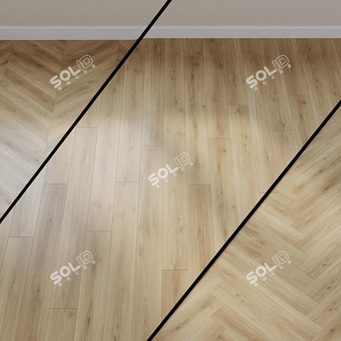 Haro Tritty 100 Campus Oak Emilia: Elegant and Silent Laminate 3D model image 1