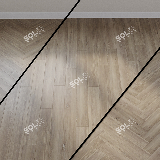 HARO TRITTY 100 Campus Oak Liguria Laminate Flooring 3D model image 1