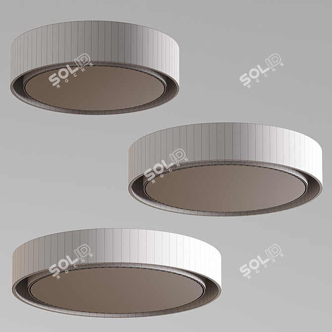 Modern LED Ceiling Lamp 3D model image 2