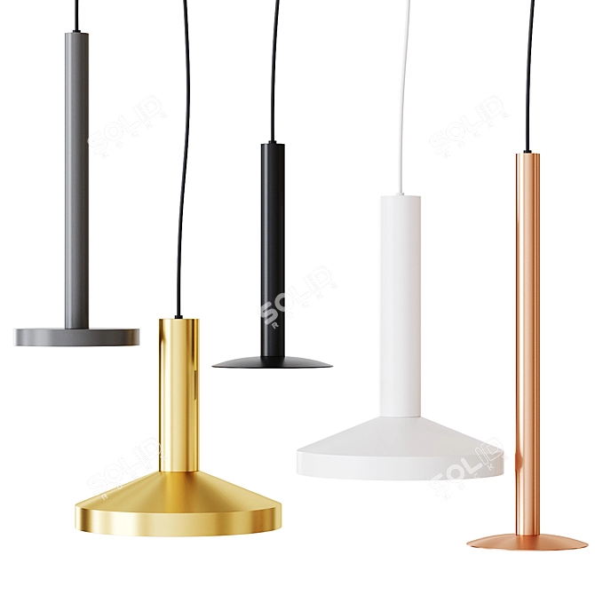Elegant BCN Lamps for Modern Spaces 3D model image 4