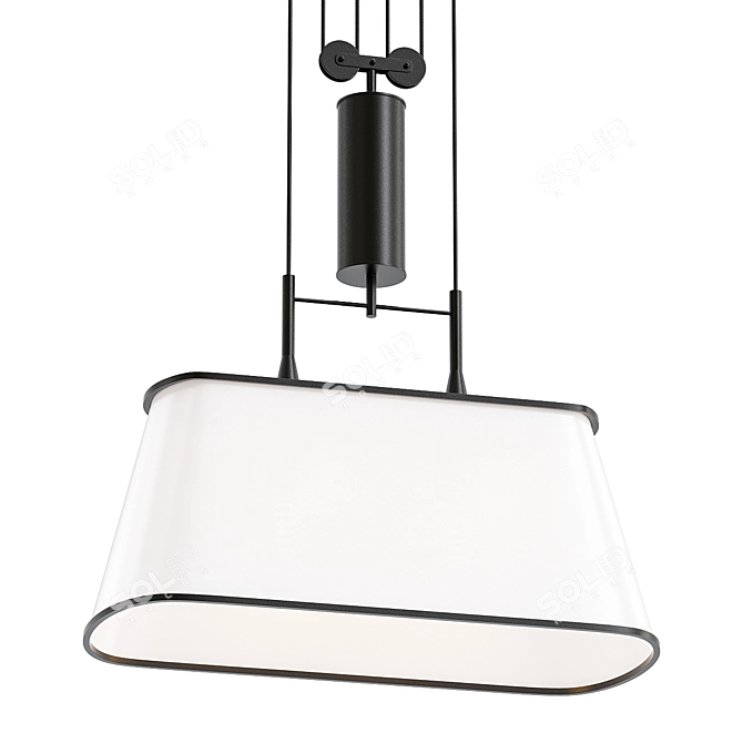 Zylinderzug Adjustable Pendant 3D model image 1