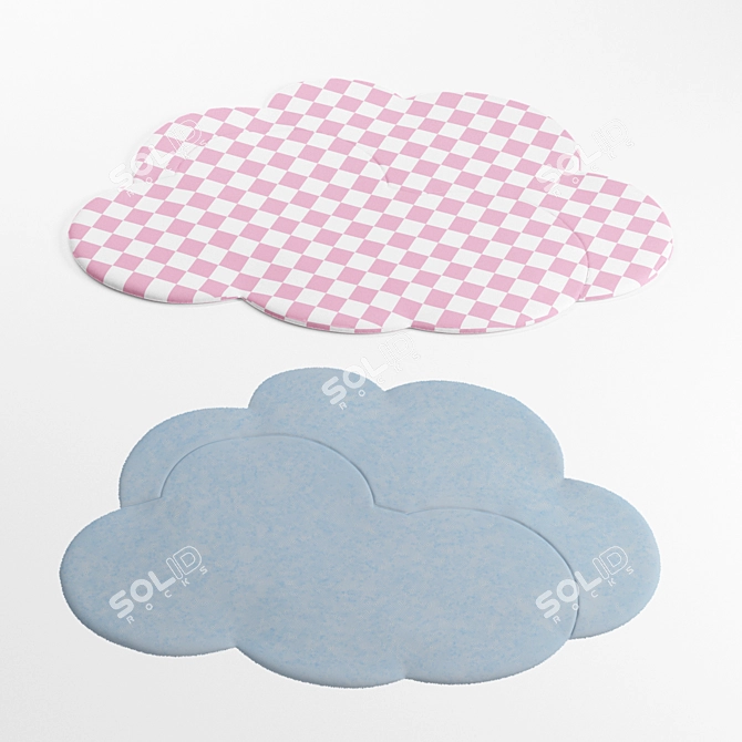Dreamy Clouds Rug 3D model image 5