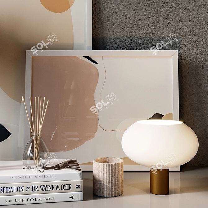 Luxury Decor Set - Elegant Home Accessories 3D model image 3