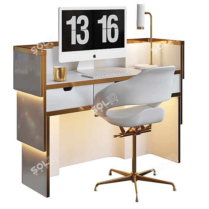 Optimized High Detail Reception 3D model image 2