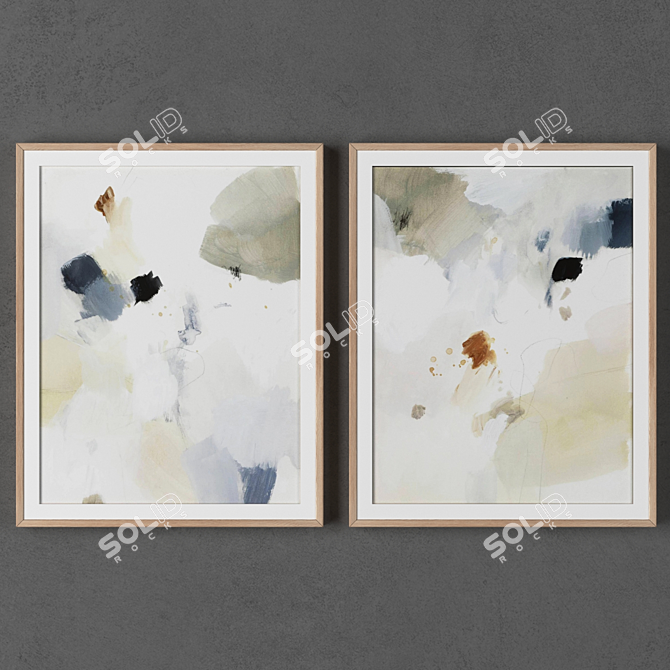 2 Frame Collection | 500*400 mm Sizes | 2000*2000 Textures 3D model image 1