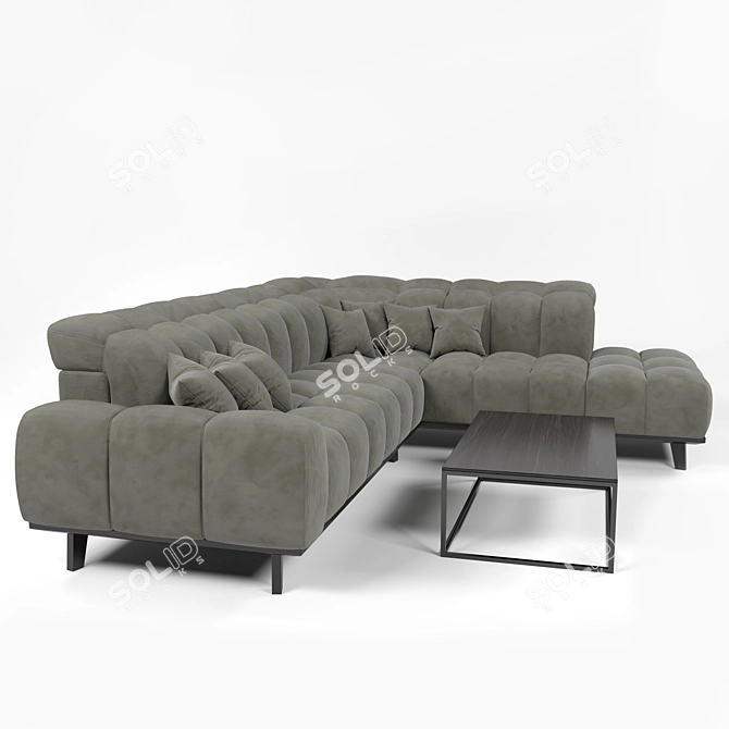 Ultimate Comfort Sofa 3D model image 3