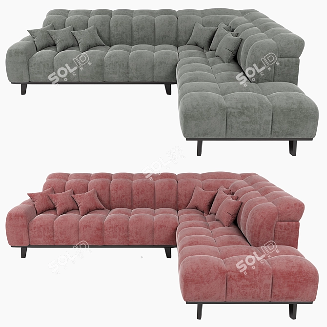 Ultimate Comfort Sofa 3D model image 6