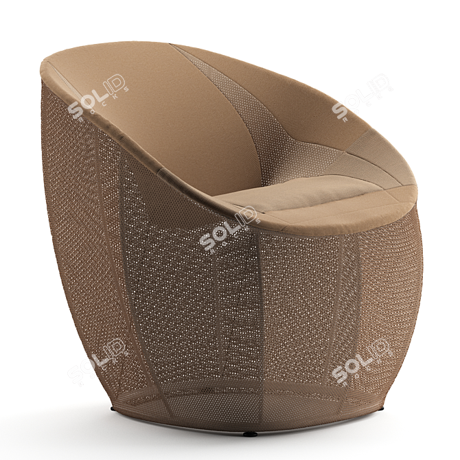 FlexiSeat: The Future Home Chair 3D model image 4