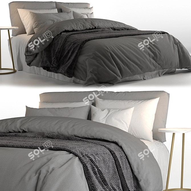 Luxury Bedding from Adairs Australia 3D model image 2