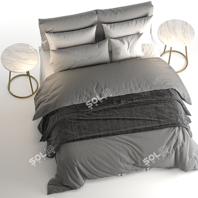 Luxury Bedding from Adairs Australia 3D model image 6