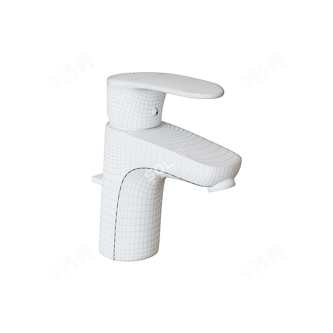 Roca Monodin-N Basin Mixer: Sleek Design, Aerated Spout 3D model image 2