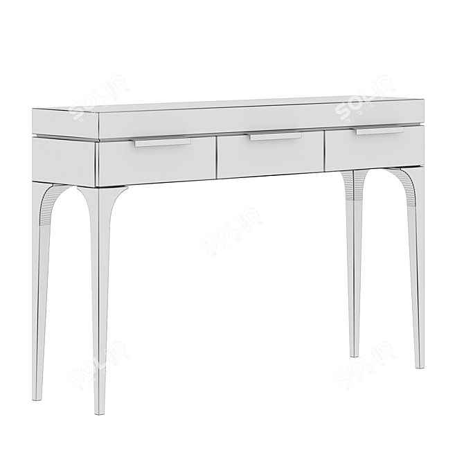 Dantone Home Console Bridge: Small Size with 3 Drawers 3D model image 5