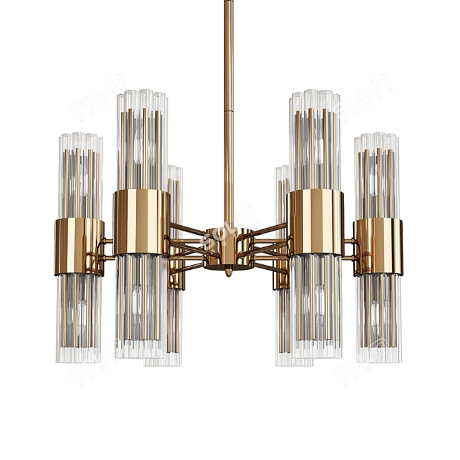 Modern HETEL Design Lamps 3D model image 1