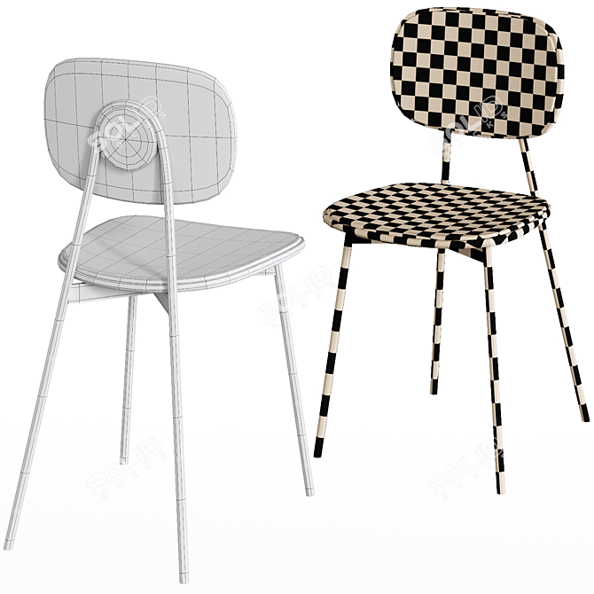 Jodie Chair: Sleek and Stylish Seating Solution 3D model image 2