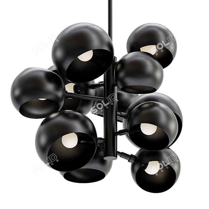 KOPRA Cluster Pendant Light 3D model image 1