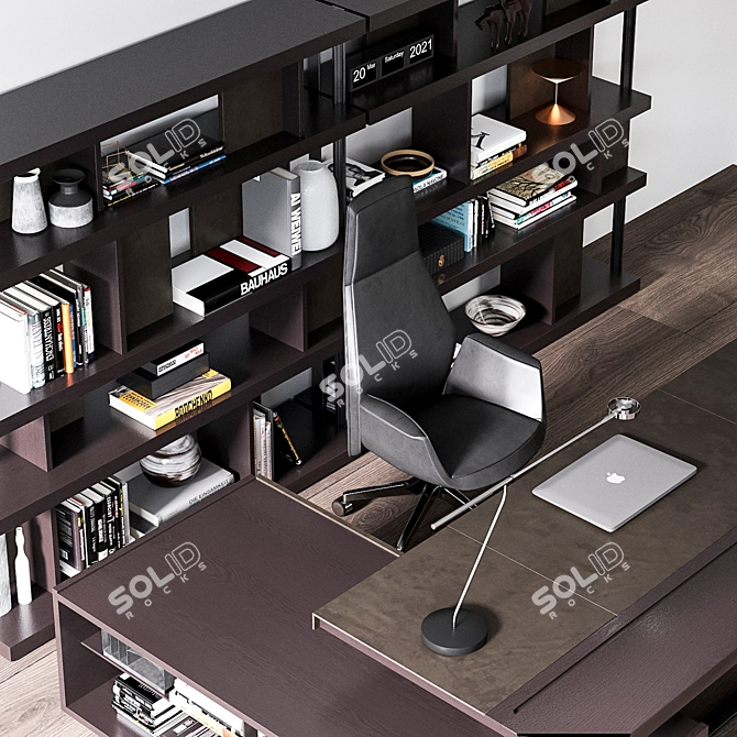 Poltrona Frau Jobs Office Suite 3D model image 2