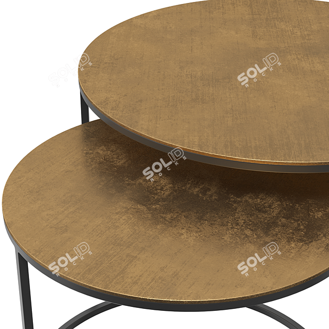 Eclipse Coffee Tables - Set of 2 3D model image 2