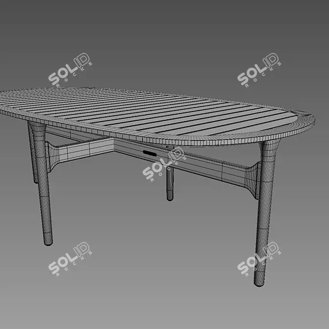 Gloster BAY Coffee Table - Sleek and Stylish Design 3D model image 3