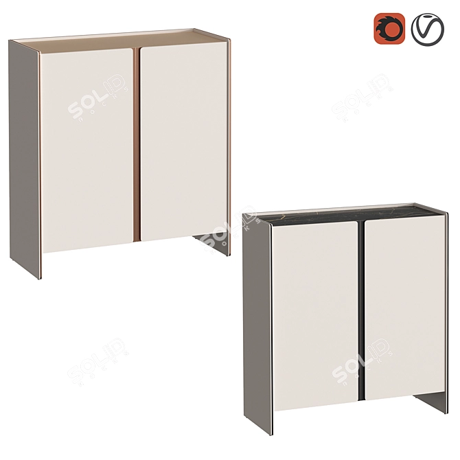 Modern Havasu Bar - Praddy Collection 3D model image 1