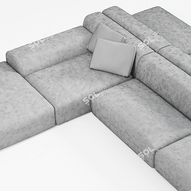 Paola Lenti All-Time Sofa Set 3D model image 1