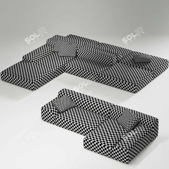 Paola Lenti All-Time Sofa Set 3D model image 4