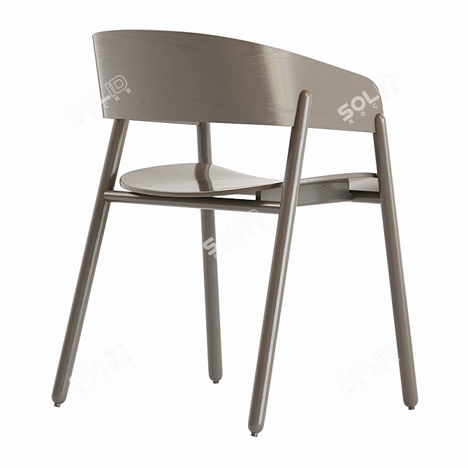 Sleek Mava Chair - Modern and Stylish 3D model image 4