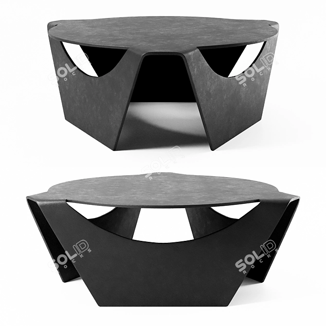 Striking Nanagona Coffee Table 3D model image 1