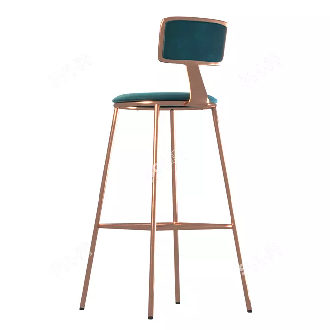 Nona Lorena Bar Stool 3D model image 2