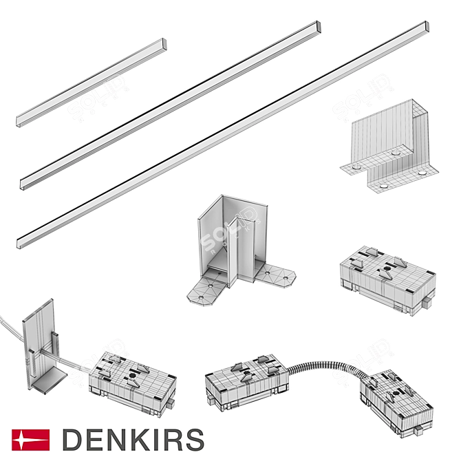 Denkirs Smart LED Lighting System 3D model image 2